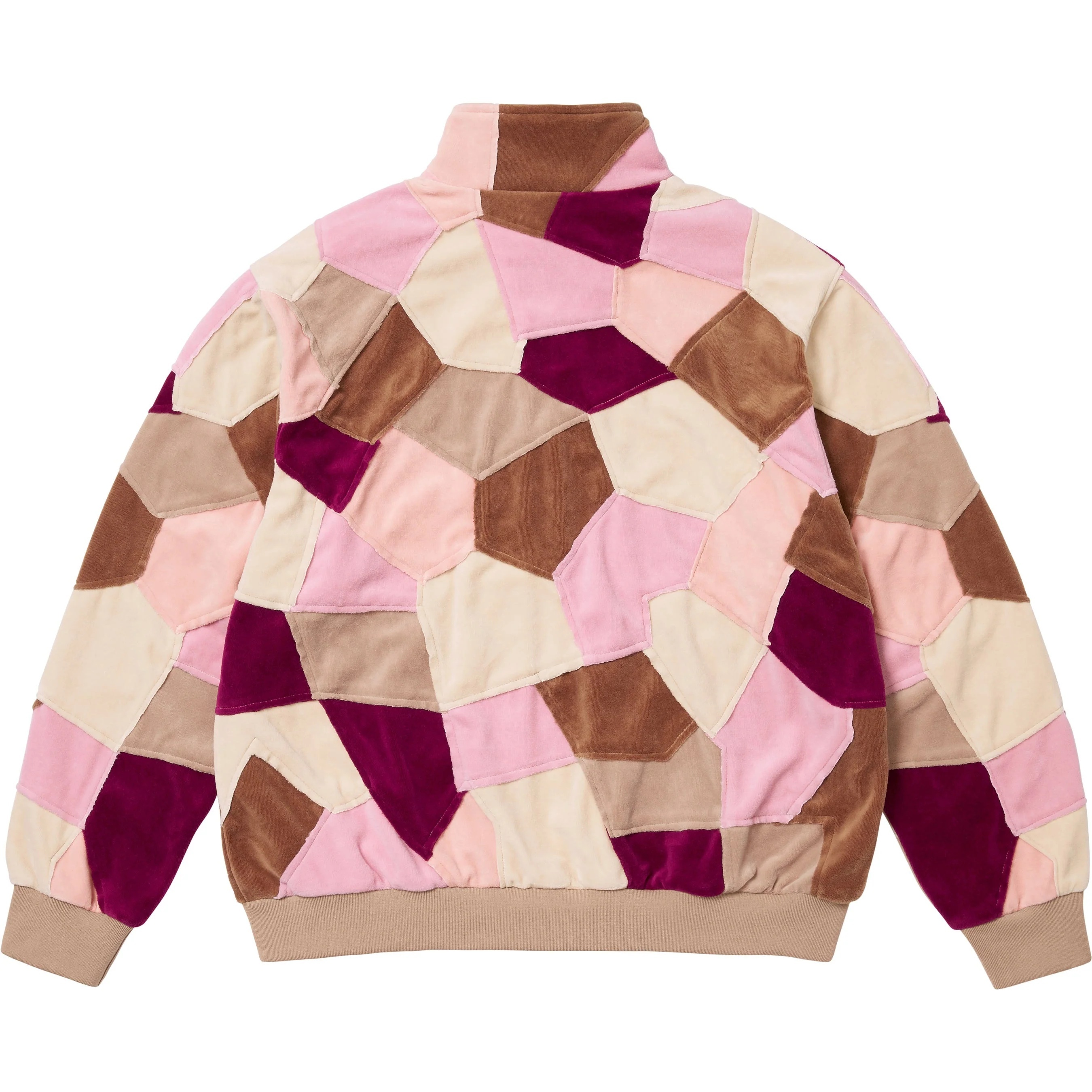 Patchwork Velour Track Jacket view 4